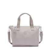 Bolsa Kipling Amiel Cinza