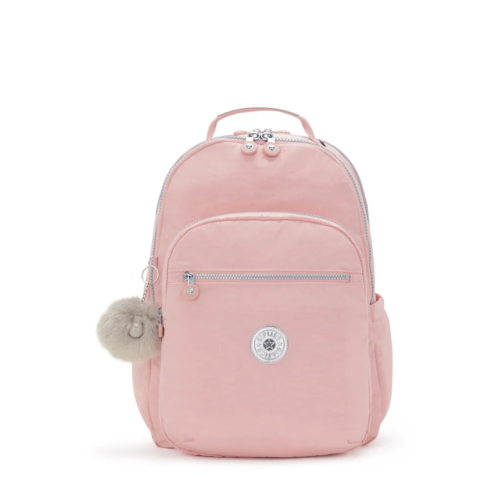 Mochila Kipling Seoul Lap Rosa