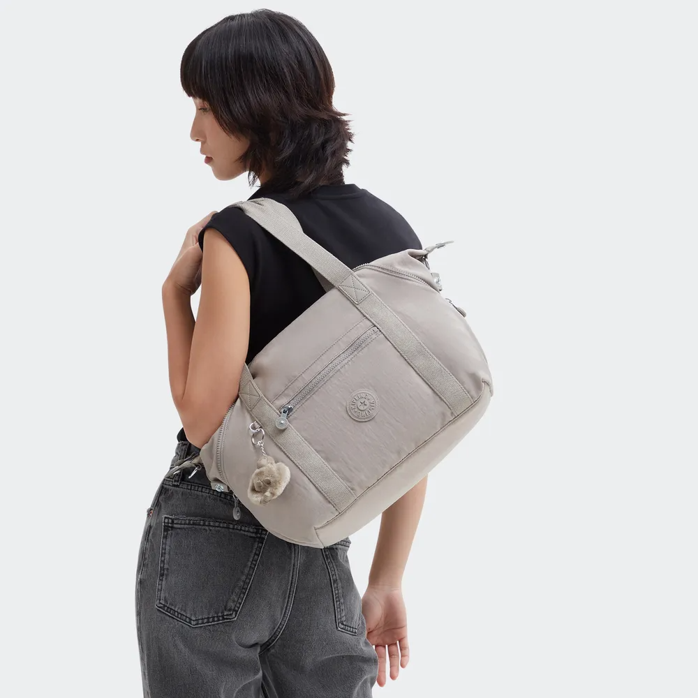 Bolsa Kipling Art Cinza