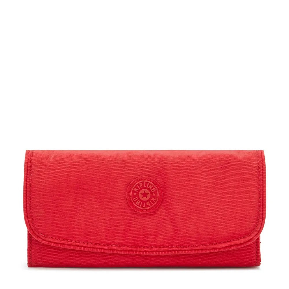Carteira Kipling Money Land Vermelho